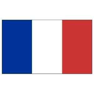  France Flag 3ft x 5ft Nylon   Outdoor 