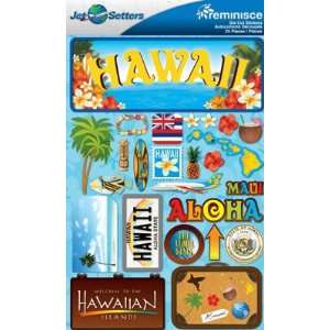  Jetsetters Hawaii Die Cut Stickers Toys & Games