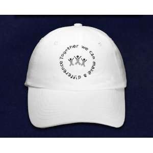  Gray Ribbon Baseball Hats (Retail) 