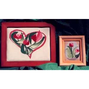  Tulip Love leaflet (cross stitch) Arts, Crafts & Sewing