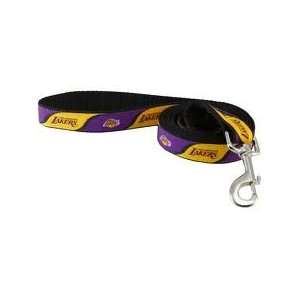  Los Angeles Lakers LG Dog Pet Leash 1 width 6 long Pet 
