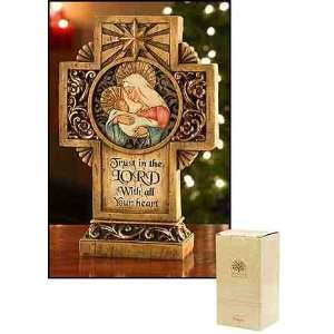   Inches D, Christmas Trust in the Lord with All Your Heart Cross Figure