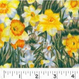  45 Wide Fields of Jonquils Fabric By The Yard Arts 