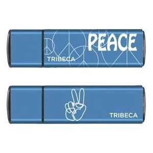  Tribeca 4GB Blue Peace Splash USB Flash Electronics