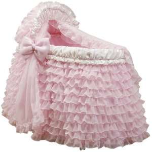    Baby Doll Bedding Little Ballerina Bassinet Set, Pink Baby