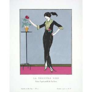   Fashion Print Bon Ton Gazette 1913   La Derniere Rose