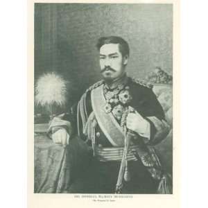  1901 Print Mutsuhito Emperor of Japan 