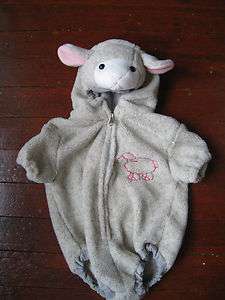 New Halloween Costume Toddler Sheep Lamb Warm 18  24 Mn  