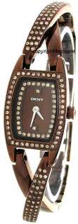 DKNY COPPER BROWN TONE WITH CRYSTAL LADIES WATCH NY4287  