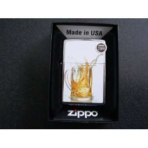  Zippo Lighter Splash Beer 2886 New Process The Wet Look 