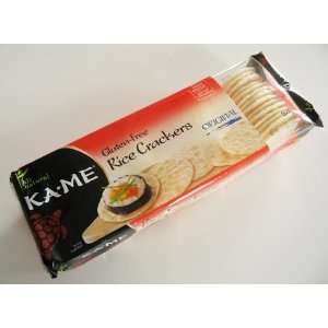 Kame All Natural Original Rice Crackers 3.5 Oz  Grocery 
