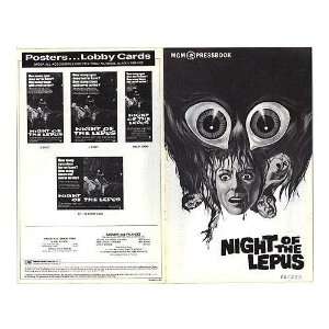  Night of the Lepus Original Movie Poster, 13 x 8 (1972 