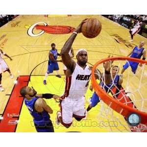  LeBron James Game One of the 2011 NBA Finals Action(#2 