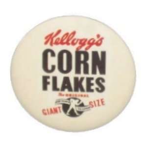 Kelloggs Corn Flakes Original Size Button KB1953 Toys 