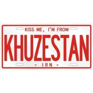 NEW  KISS ME , I AM FROM KHUZESTAN  IRAN LICENSE PLATE SIGN CITY 