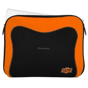   State Cowboys Black Orange Neoprene Laptop Sleeve