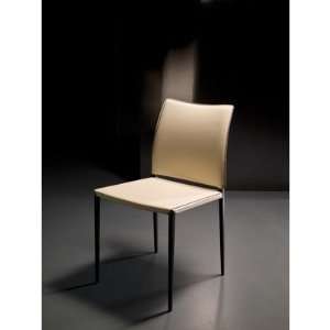  Kida Side Chair [Set of 2] Color Chrome Frame / Black 