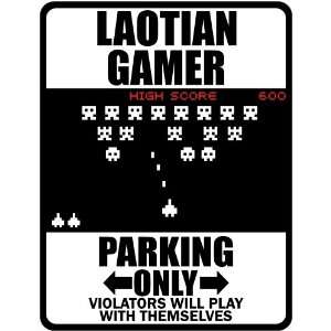  New  Laotian Gamer   Parking Only ( Invaders Tribute   80 