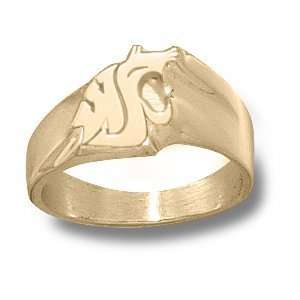  WSU Cougars Ladles Ring   10k/10kt yellow gold Jewelry