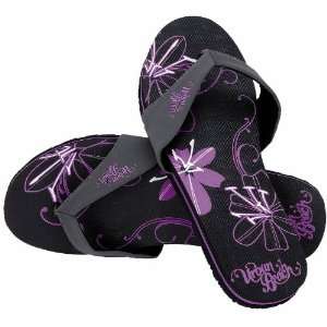  Urban Beach   Ladies Azure Flip Flop Sandals [Purple   UK 