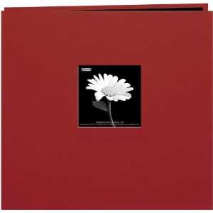  New   Book Cloth Cover Postbound Album With Window 12X1 