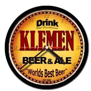  KLEMEN beer and ale cerveza wall clock 