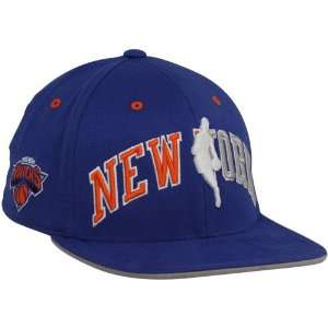 adidas New York Knicks Royal Blue Youth Official Draft Flex Hat 