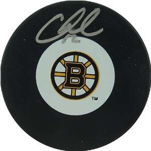  Chuck Kobasew Autographed Puck