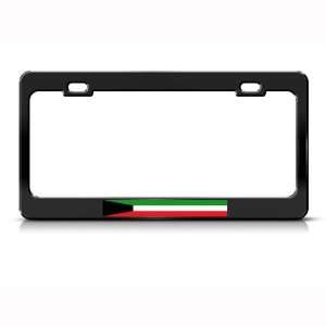  Kuwait Kuwaiti Flag Country Metal license plate frame Tag 