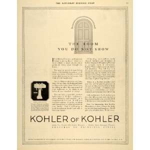 1922 Ad Kohler Sheboygan Wisconsin Plumbing Enamel Bath 