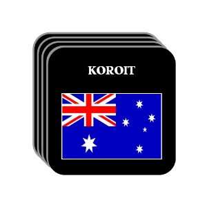  Australia   KOROIT Set of 4 Mini Mousepad Coasters 