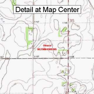 USGS Topographic Quadrangle Map   Otisco, Minnesota (Folded/Waterproof 