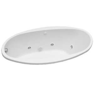  ProFlo PFWPLUSA5838WH White 58 x 38 Drop In 6 Jet Oval 