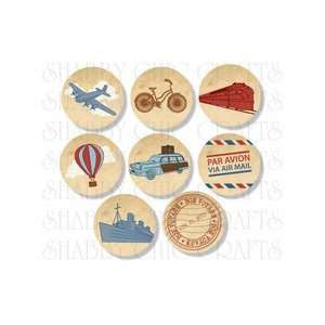  Chic Tags   Delightful Paper Tags   Bon Voyage Icons   Set 