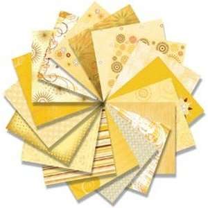   12x12 Scrapbooking Paper Pack Tales Of Yellow Arts, Crafts & Sewing