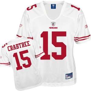   Francisco 49ers Michael Crabtree Womens Premier White Jersey XX Large
