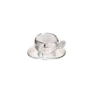  Service Ideas 7086CL   Nuage Shiny Cappuccino Saucer 