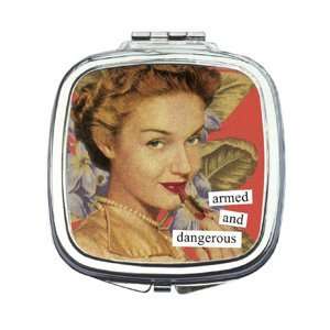   Taintor   Armed And Dangerous Compact Mirror