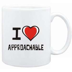  Mug White I love approachable  Adjetives Sports 