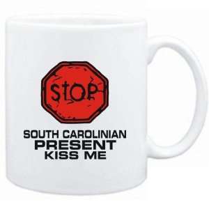  Mug White  STOP  South Carolinian START KISSING  Usa 