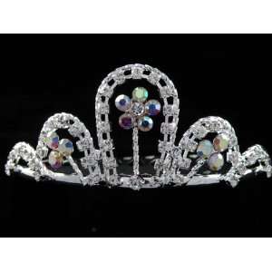  New Bridal Flower Girl Prom Party Crystal Tiara Comb 41 