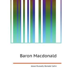  Baron Macdonald Ronald Cohn Jesse Russell Books