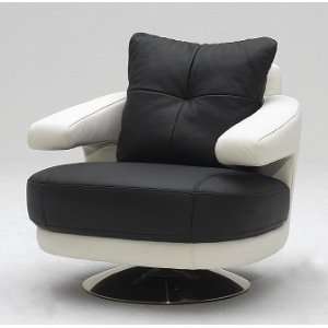  A 238 Modern Full Leather Swivel Chair