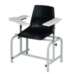  Blood Drawing Chair, 26x24x37, 300 lb Capacity, Black   CHAIR,BLOOD 