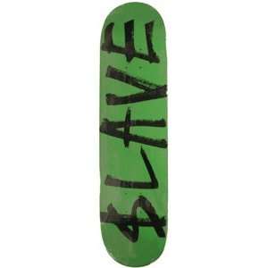  Slave Corporate Green Skateboard Deck   7.87 x 31.5 