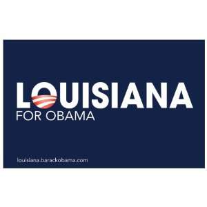  Barack Obama   (Louisiana for Obama) Campaign Poster 17 x 