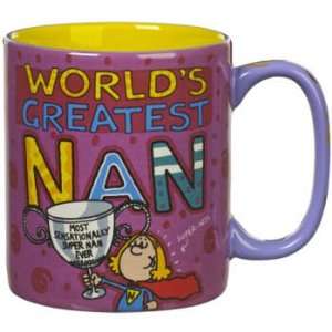 Worlds Greatest Nan Novelty Coffee/tea Mug  Kitchen 