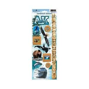   Photo Real 13 Inch by 4 1/2 Inch Cardstock Stickers, Alaska Arts