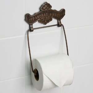  St Pancras Fixture Solid Brass Toilet Paper Holder   Oil 