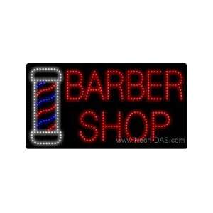 Barber Shop LED Sign 17 x 32